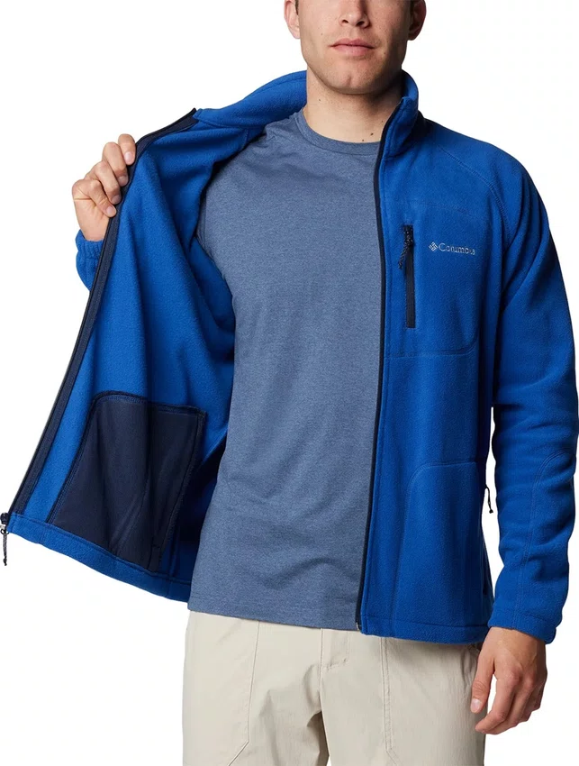 Jaqueta Fleece Columbia Masculina Fast Trek II Azul