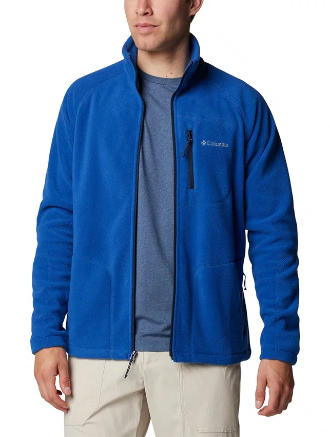 Jaqueta Fleece Columbia Masculina Fast Trek II Azul