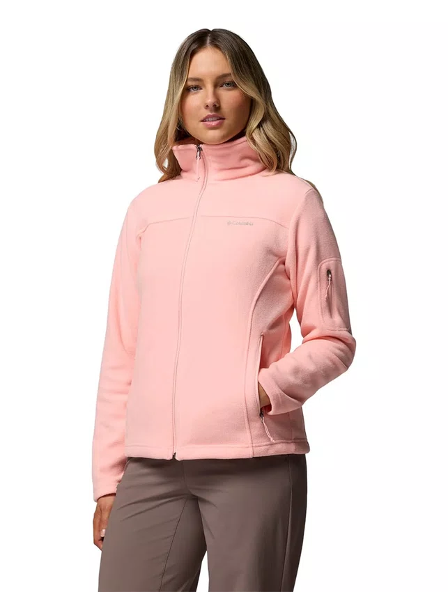 Jaqueta Fleece Columbia Feminina Fast Trek II Rosa