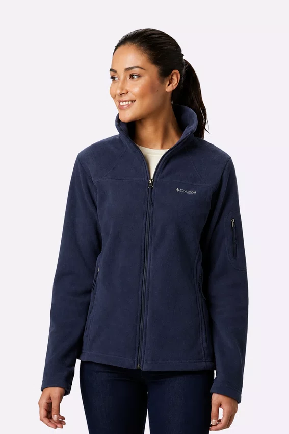 Jaqueta Fleece Columbia Fast Trek II Azul Marinho Feminina
