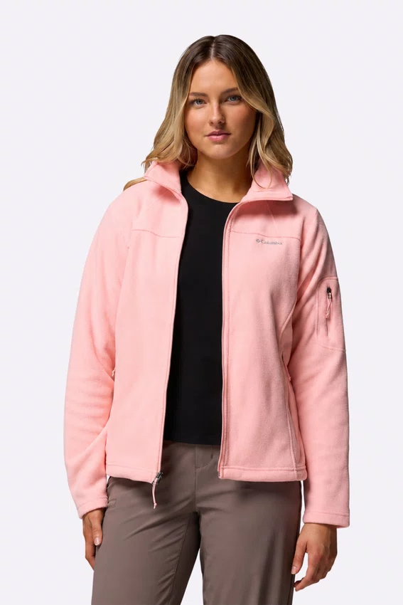 Jaqueta Fleece Columbia Feminina Fast Trek II Rosa