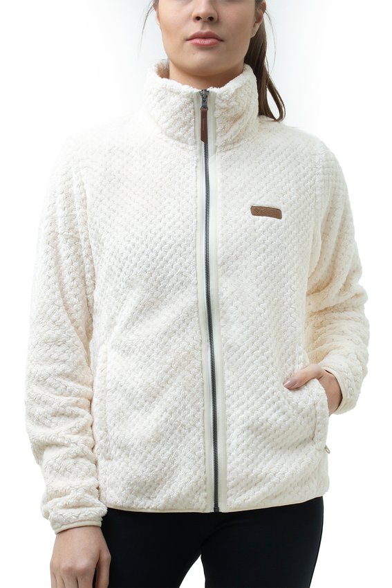Jaqueta Fleece Columbia Feminina Fire Side II Sherpa Bege