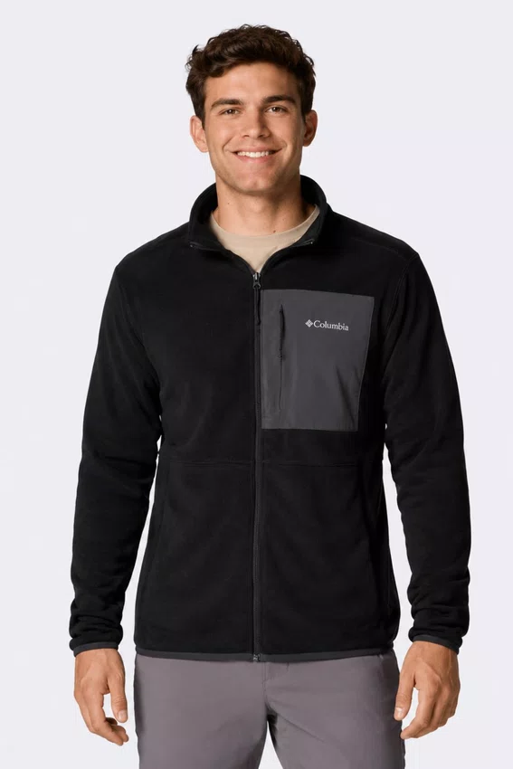 Jaqueta Fleece Columbia Masculina Columbia Hike II Preta