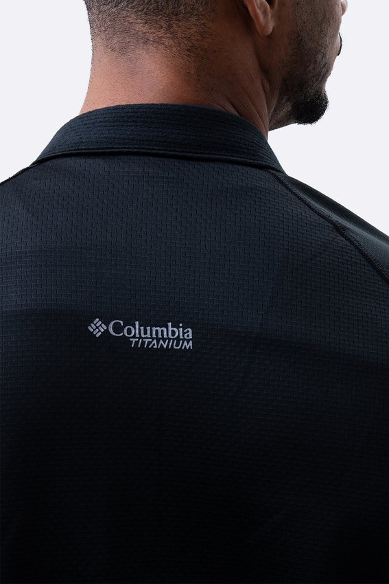 Jaqueta Fleece Columbia Masculina Triple Canyon Grid Preta