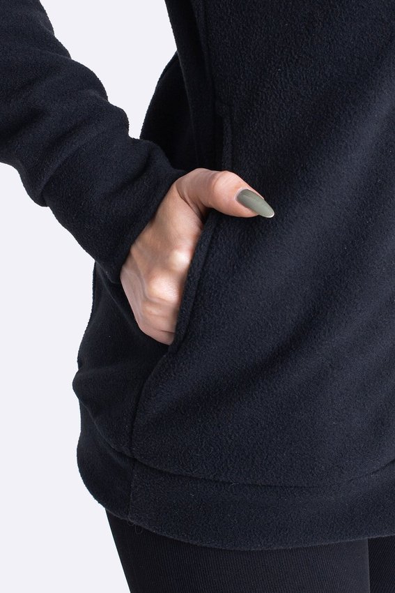 Jaqueta Fleece HUPI Feminina Preto