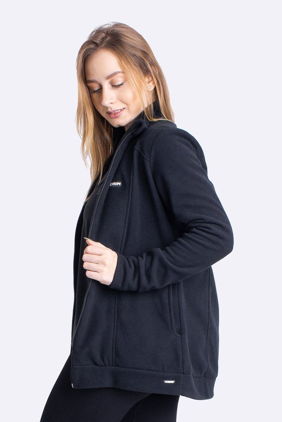 Jaqueta Fleece HUPI Feminina Preto