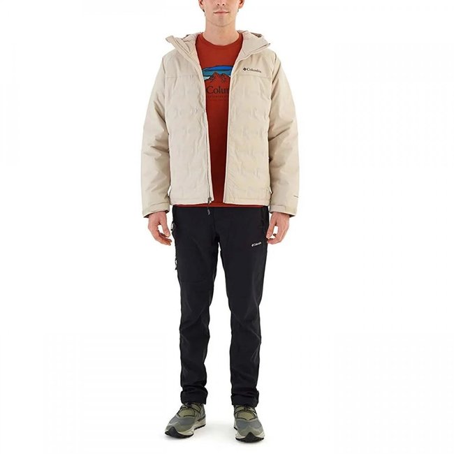 Jaqueta Columbia Masculina Grand Trek II Down com Capuz Bege