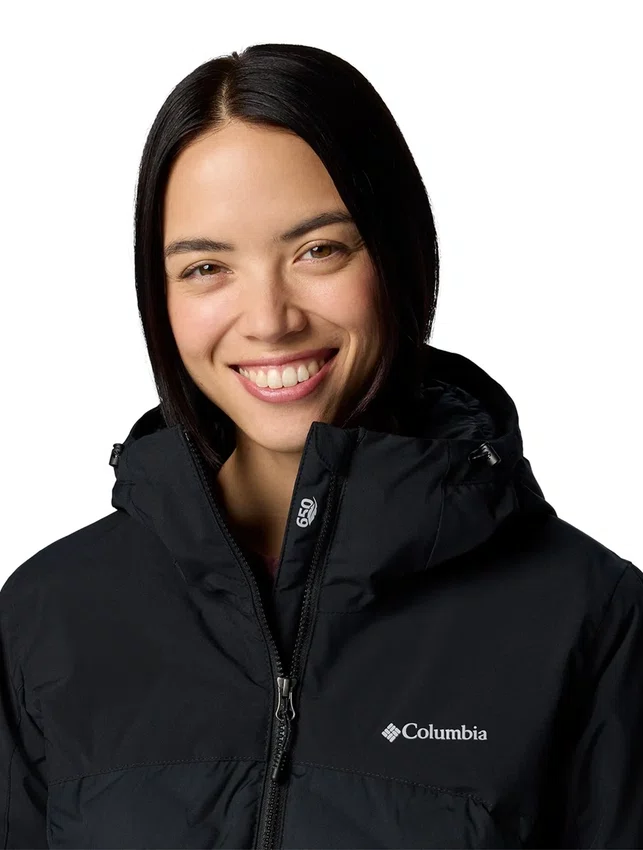 Jaqueta Down Columbia Feminina Grand Trek II Preta