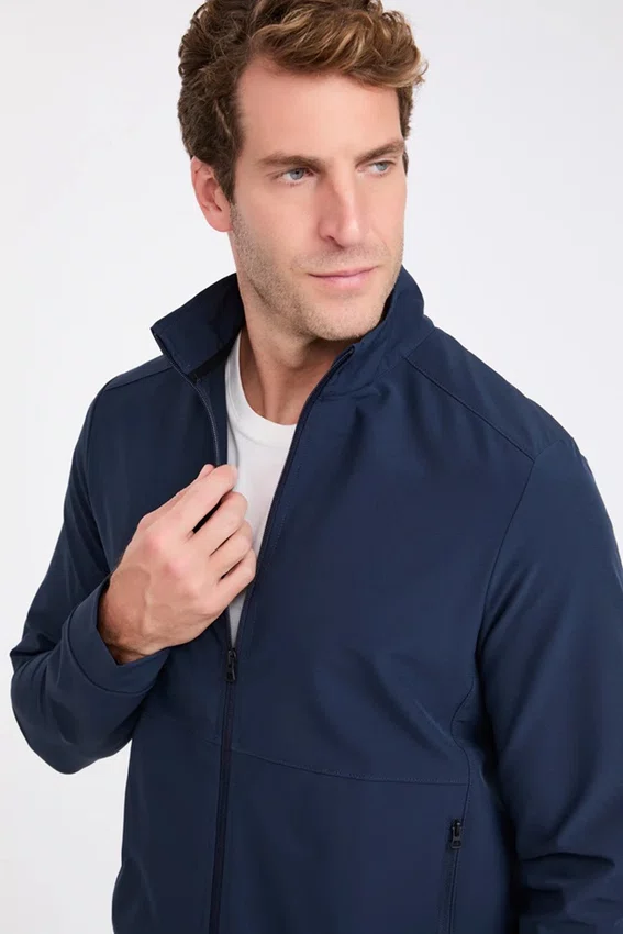Jaqueta Solo LightShell DWR Masculina Azul Marinho