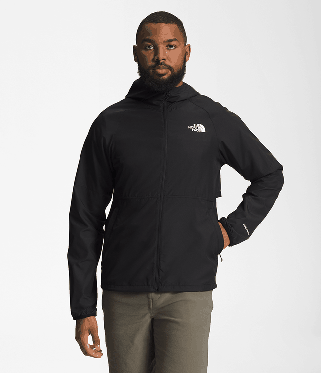 Jaqueta The North Face Flyweight Hoodie 2.0 com Capuz Preto Masculino