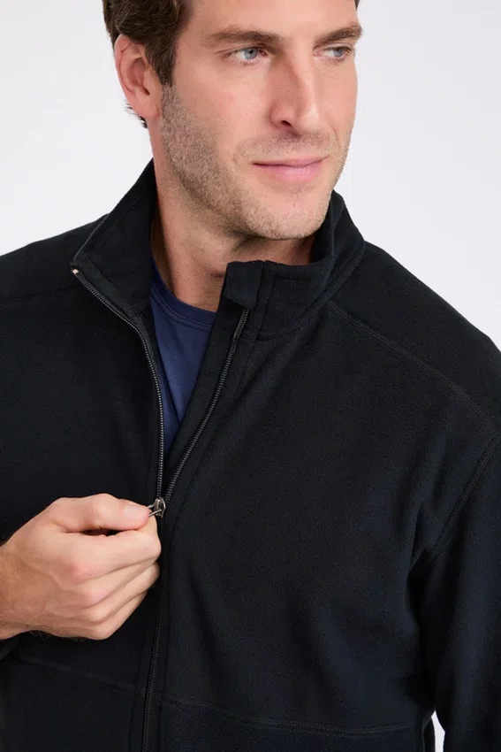 Jaqueta Solo Microfleece III Masculina Preta