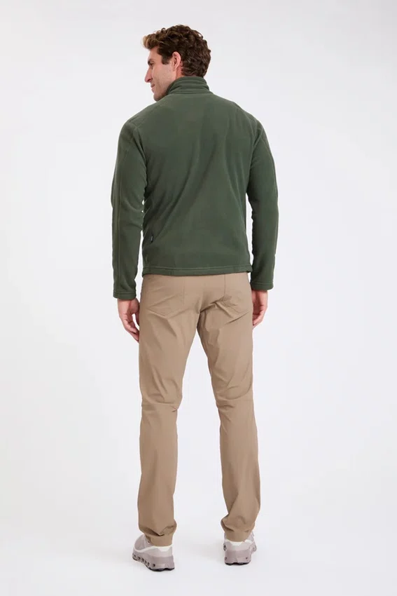 Jaqueta Solo Microfleece III Masculina Verde Escuro