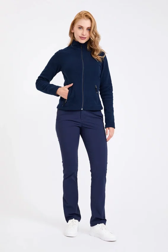 Jaqueta Solo Microfleece III Feminina Azul Marinho