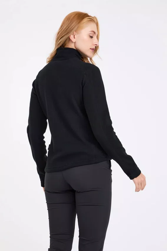 Jaqueta Solo Microfleece III Feminina Preta