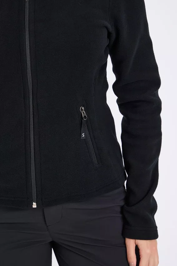 Jaqueta Solo Microfleece III Feminina Preta