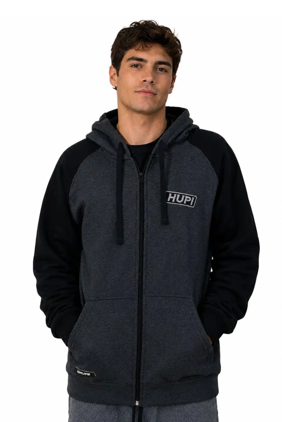Jaqueta Moletom HUPI Masculino com Capuz