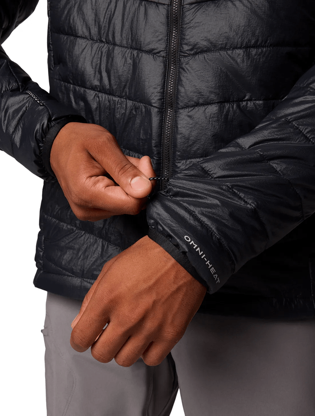 Jaqueta Columbia Masculina Platinum Peak com Capuz Preta
