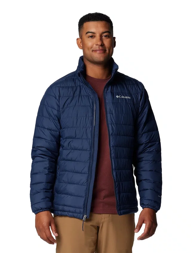 Jaqueta Columbia Masculina Powder Lite II Azul Marinho