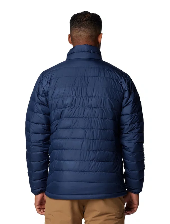 Jaqueta Columbia Masculina Powder Lite II Azul Marinho