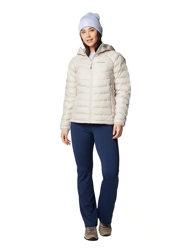 Jaqueta Columbia Powder Lite com Capuz Feminina Creme