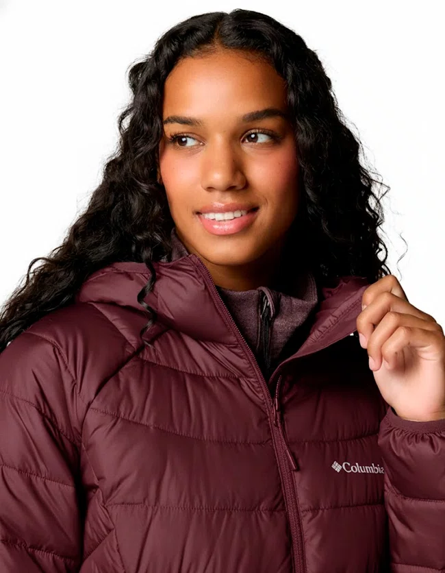 Jaqueta Columbia Feminina Powder Lite II Mid Roxa