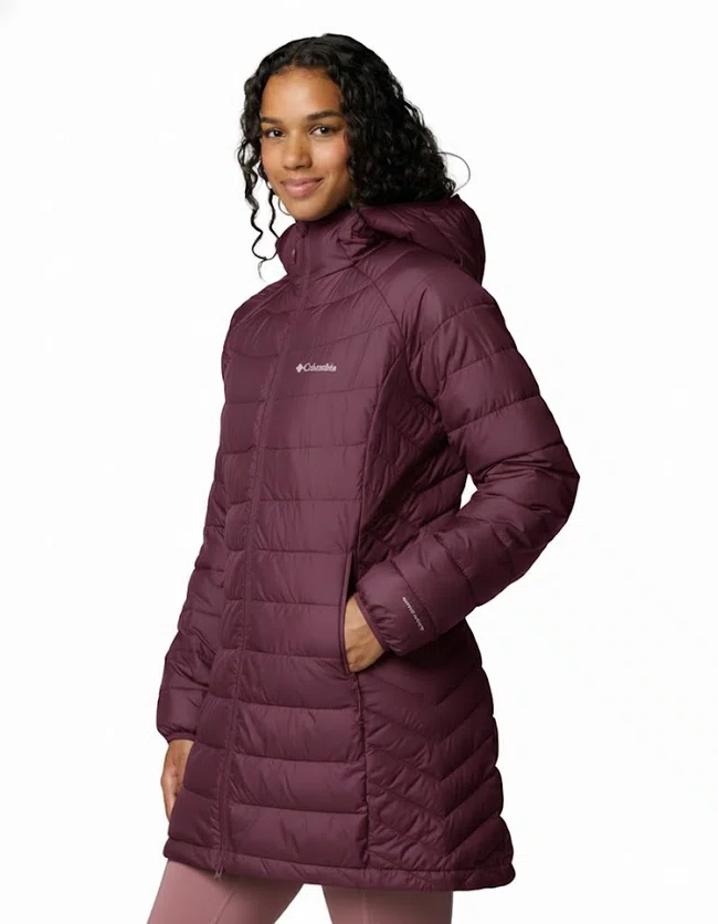 Jaqueta Columbia Feminina Powder Lite II Mid Roxa