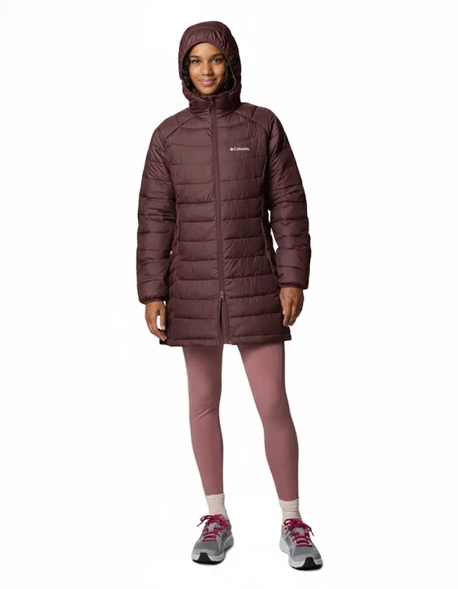 Jaqueta Columbia Feminina Powder Lite II Mid Roxa