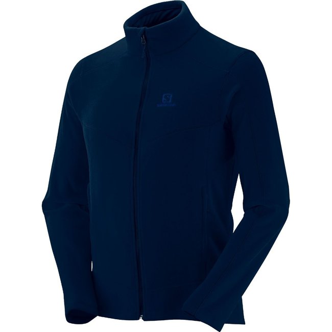 Jaqueta Salomon Fleece Polar II Masculina Azul Jaqueta Salomon Fleece Polar II Masculina Azul
