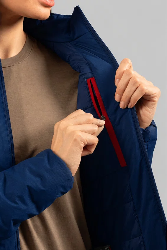 Jaqueta Solo Warm Insulate Feminina Azul Marinho