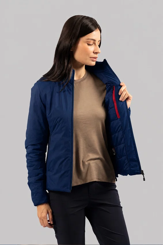 Jaqueta Solo Warm Insulate Feminina Azul Marinho