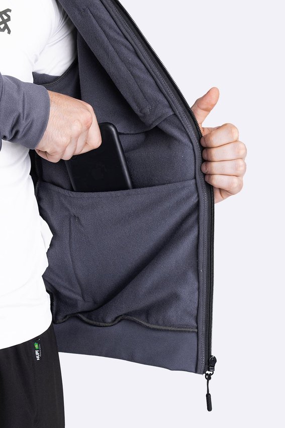 Jaqueta Thermoblock HUPI Elite Cinza