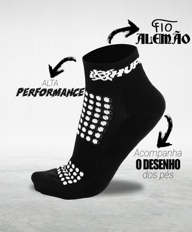 Kit 02 Pares Meia Corrida HUPI Pro Running Run 36-42