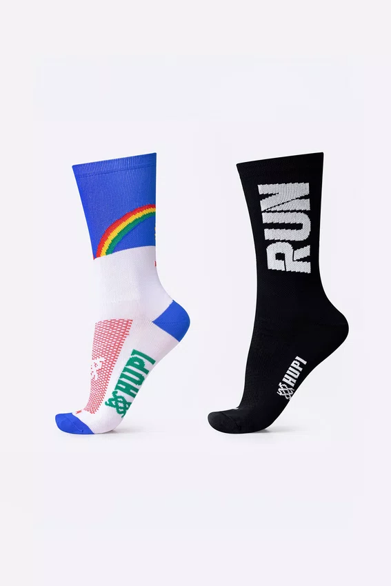 Kit 02 Pares Meia Corrida HUPI Run Pernambuco