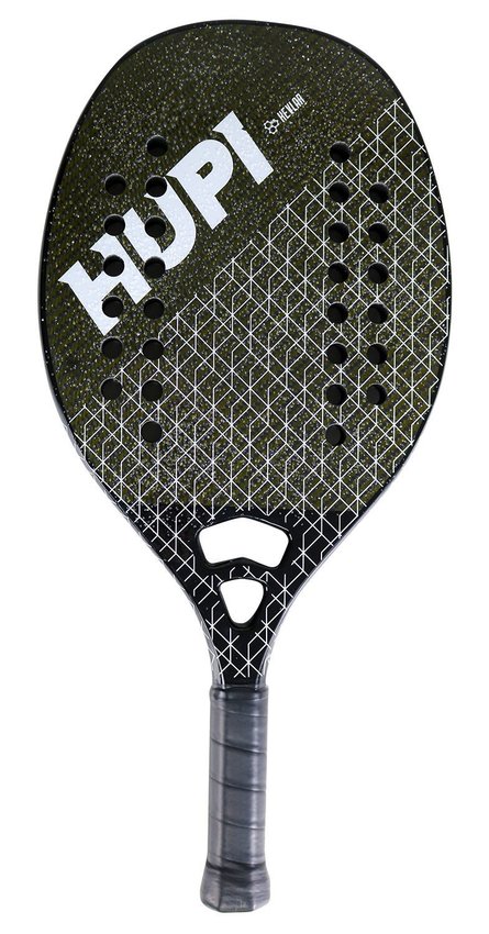 Kit 02 Raquetes Beach Tennis HUPI Net Pro Kevlar + 3 Bolas HUPI Pro