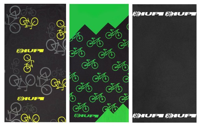 Kit 03 Bandanas HUPI Ciclismo Bike MTB Proteção UV