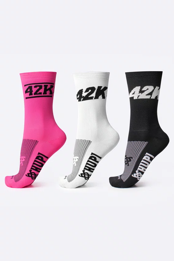 Kit 03 Pares Meia De Corrida Hupi Run 42k e LT