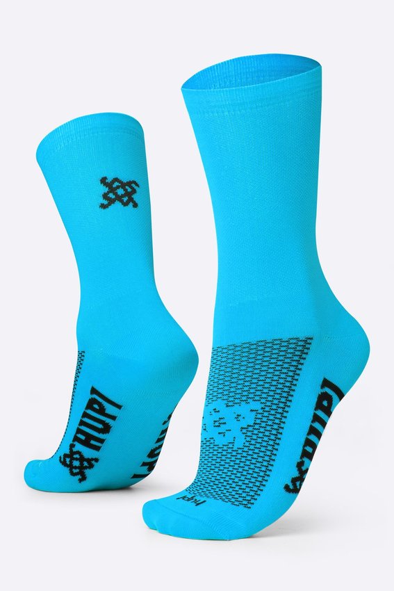 Kit 03 Pares Meia para Corrida HUPI Lisas Coloridas