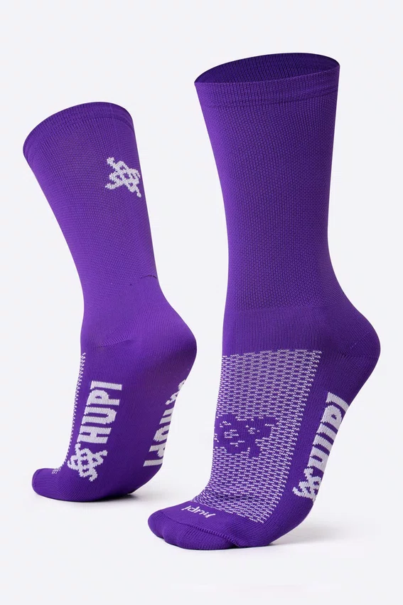 Kit 03 Pares Meia para Corrida HUPI Lisas Coloridas