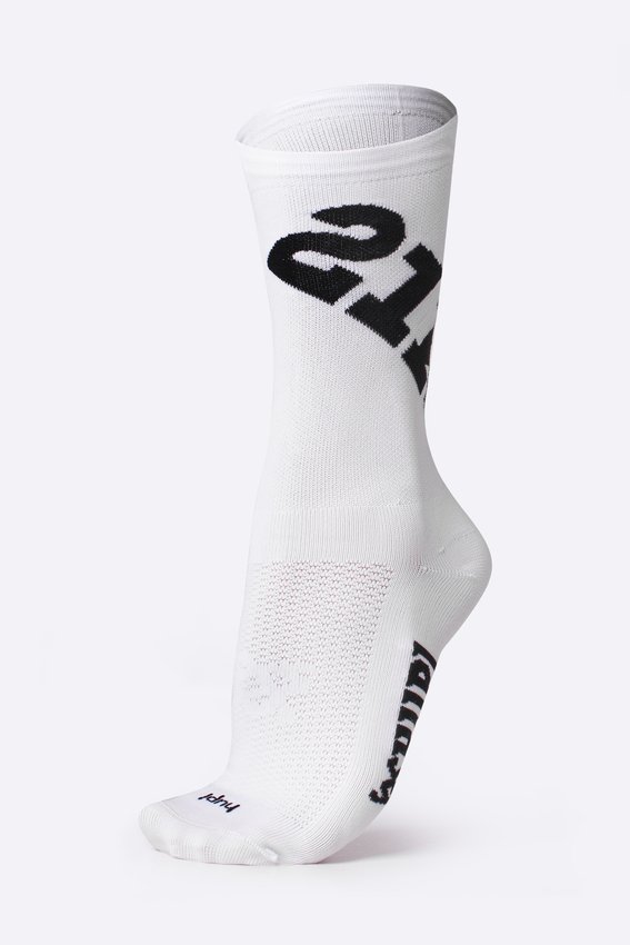 Kit 03 Pares Meia para Corrida Hupi Ultra 21K Amarelo Branco e Preto