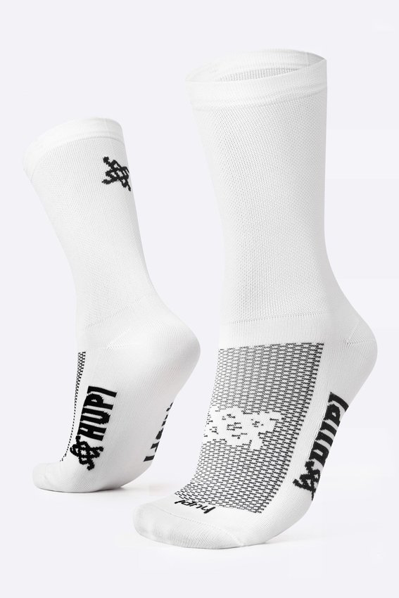 Kit 04 Pares Meia De Corrida HUPI Sport Lisas Coloridas