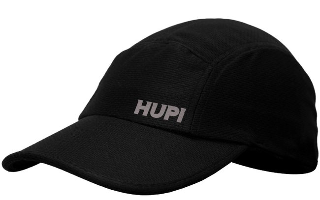 Kit 1 Boné Sun Dry Preto e 1 Par Munhequeira HUPI Spin Preto
