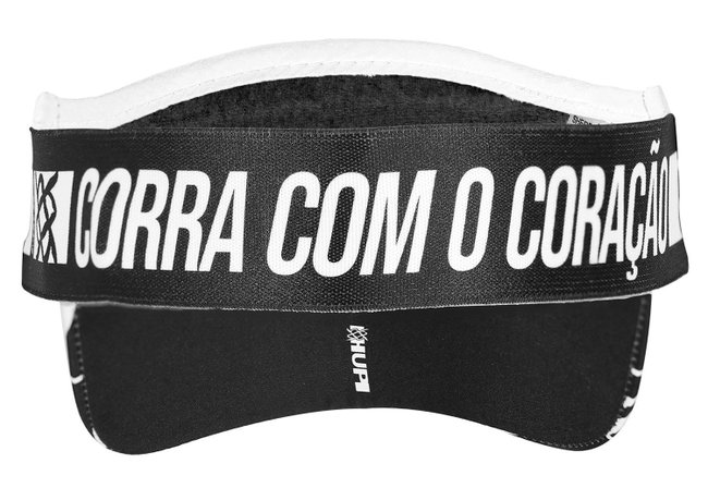 Kit 1 Viseira de Corrida e 1 Cadarço Elástico HUPI Run Beats