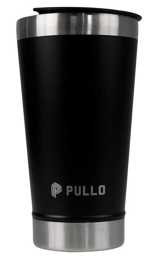 Kit 2 Copos Térmico Pullo Kippis 480ML Preto e Cinza