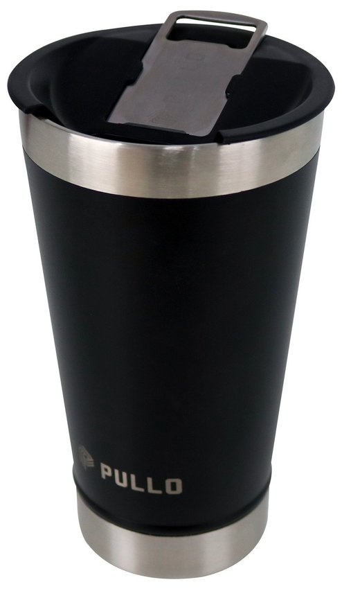 Kit 2 Copos Térmico Pullo Kippis 480ML Preto e Cinza