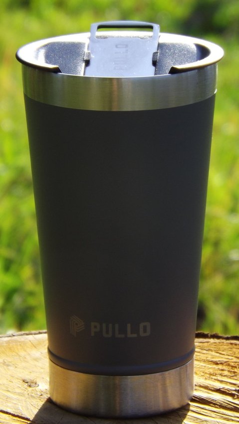 Kit 2 Copos Térmico Pullo Kippis 480ML Preto e Cinza