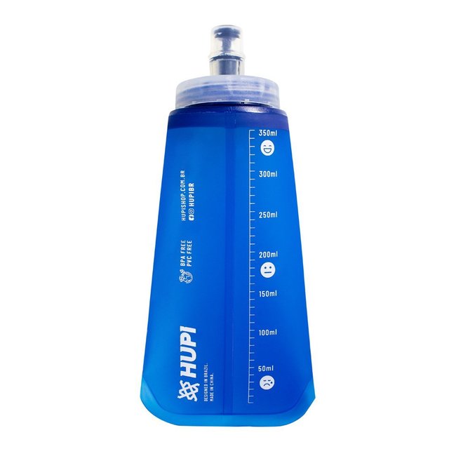 Kit 2 Garrafas Dobrável Soft Flask HUPI 350ml