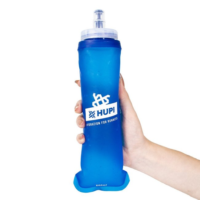 Kit 2 Garrafas Dobrável Soft Flask HUPI 350ml e 500ml