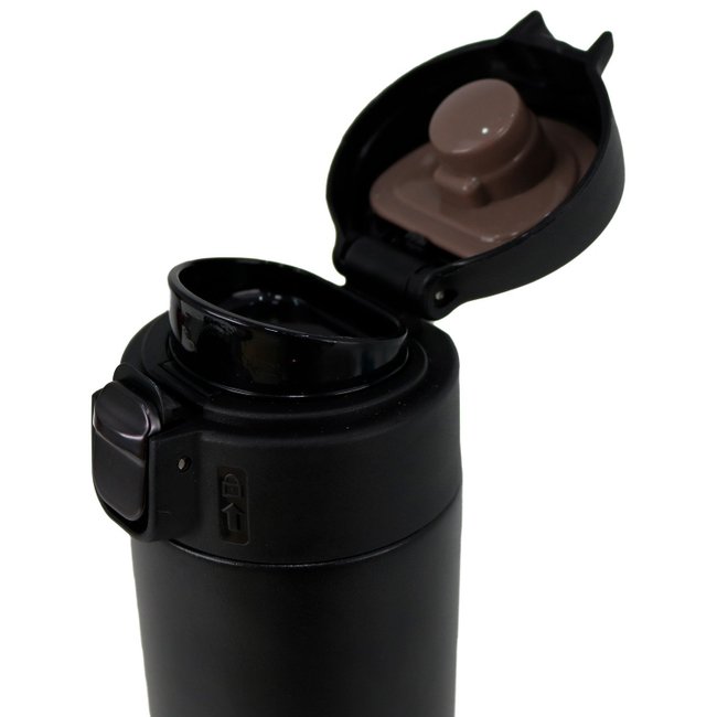 Kit 2 Garrafas Térmica Pullo Strip 520ML Preto