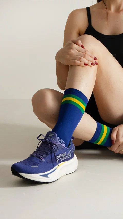Kit 2 Meias de Corrida HUPI Run BR