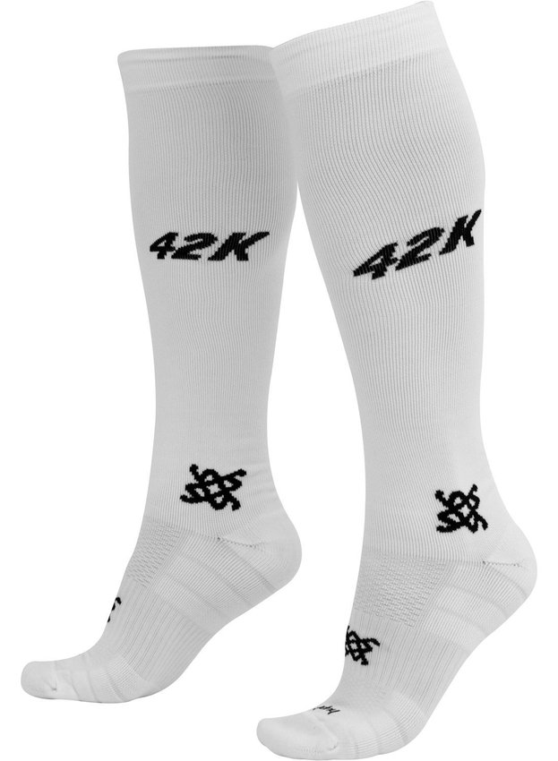 Kit 2 Meias HUPI Longa Branco e Rosa 42K